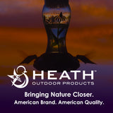 Heath 21230: Giddy-Up Decorative Mixed Seed Tube Bird Feeder