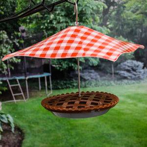 Heath Bird Feeders: 21810 Pie in the Sky platform feeder-outside