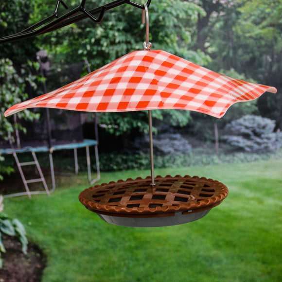 Heath Bird Feeders: 21810 Pie in the Sky platform feeder-outside