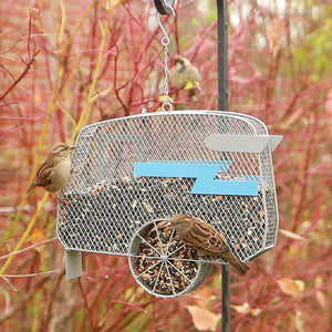 Heath 21812: Camper StackMs Bird Feeder for StackMs Seed Cakes, Peanuts and Sunflower Seeds