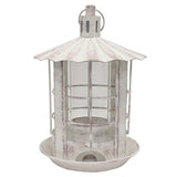 Parkview Bird Feeder - Antique White - Heathoutdoors